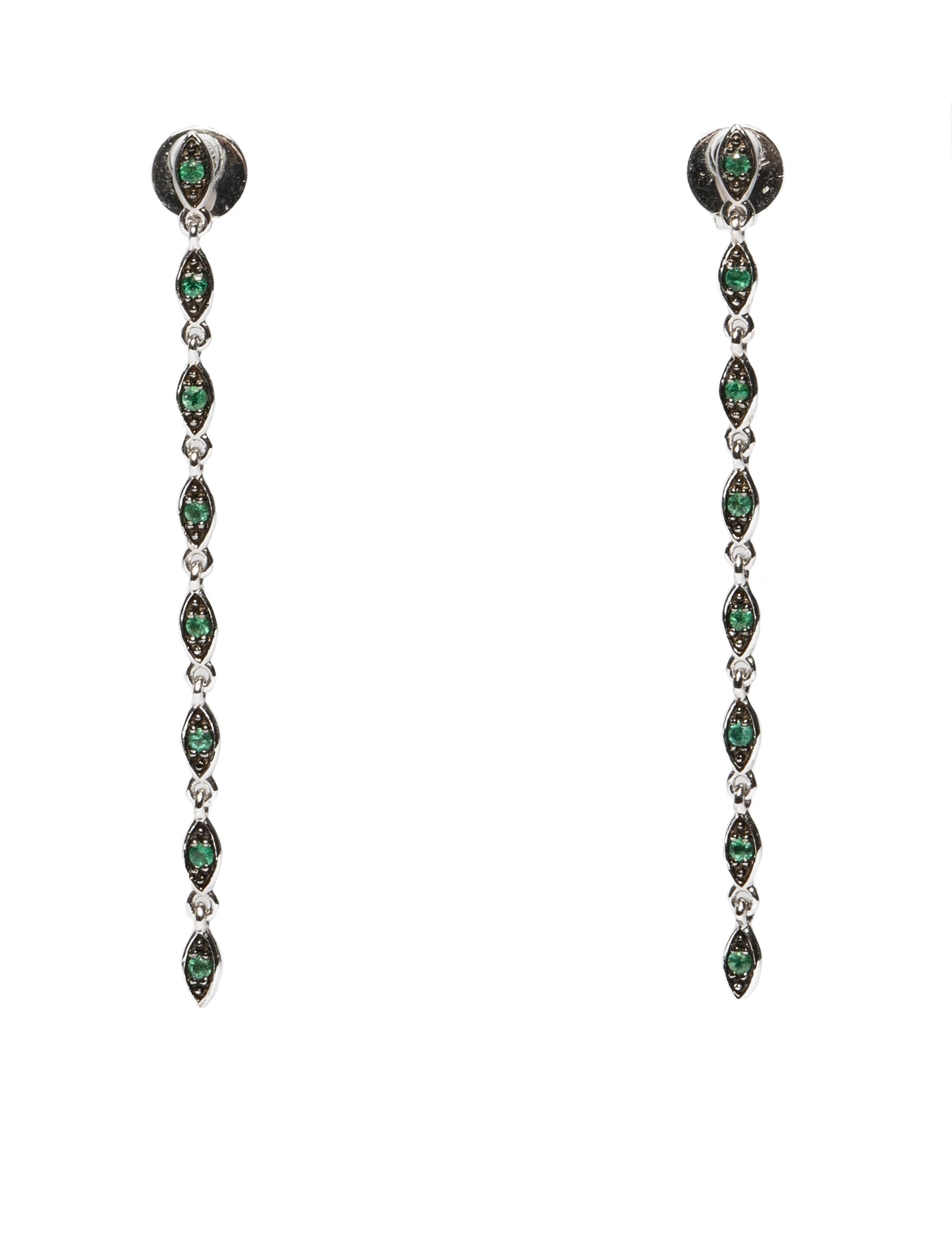 Emerald Teardrop Earrings