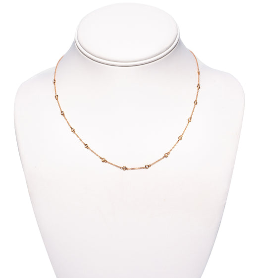 Diamond Station Necklace